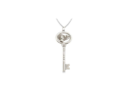 Rhodium Plated | Alphabet Pendants